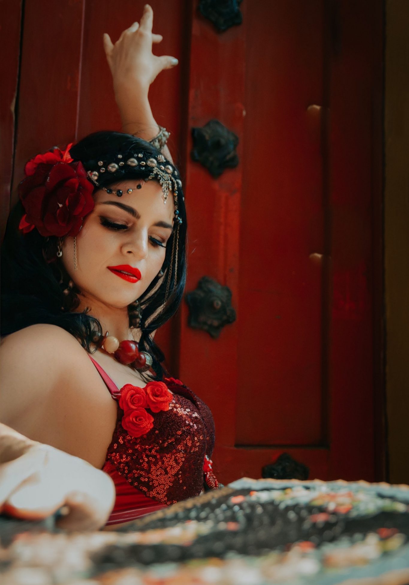 abanico flamenco
